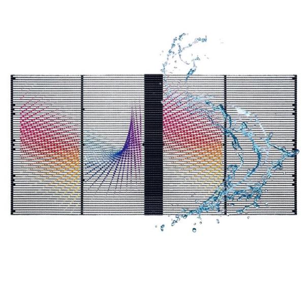 Outdoor P5.2-10.4 High Transparency LED Display 15kg 5000 nits For Exhibition