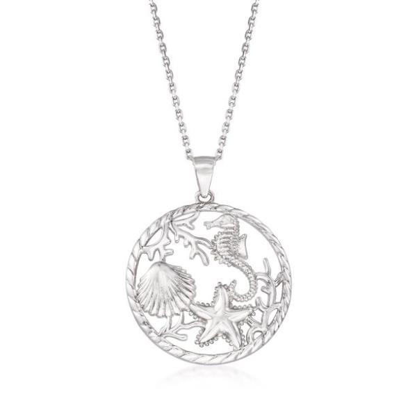 Shark Pendant Necklace Fish Sea Life Fine Jewelry For Women Girls Jewelry Gift