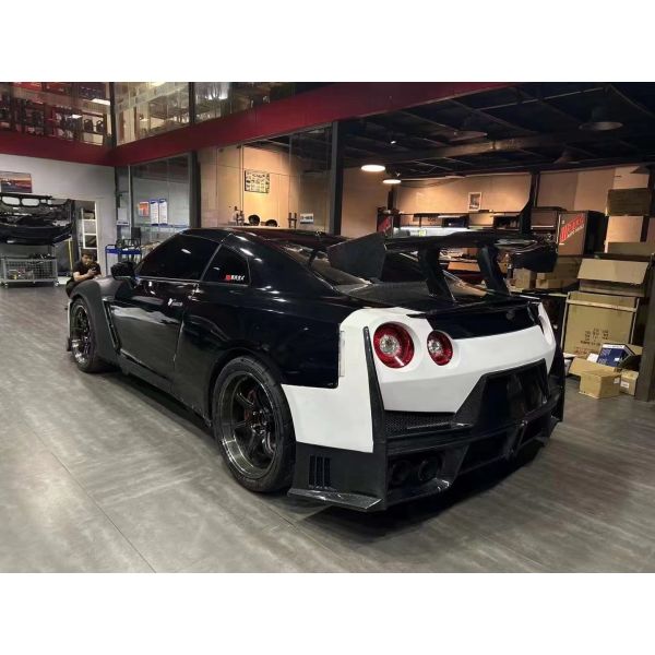 2024 nissan gtr body kit replacement nismo style spoiler car front rear hood