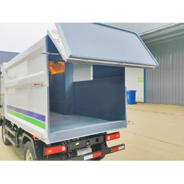 Pure Electric Asian City Sanitation Garbage Truck for Underground Collection and Cargo Transport