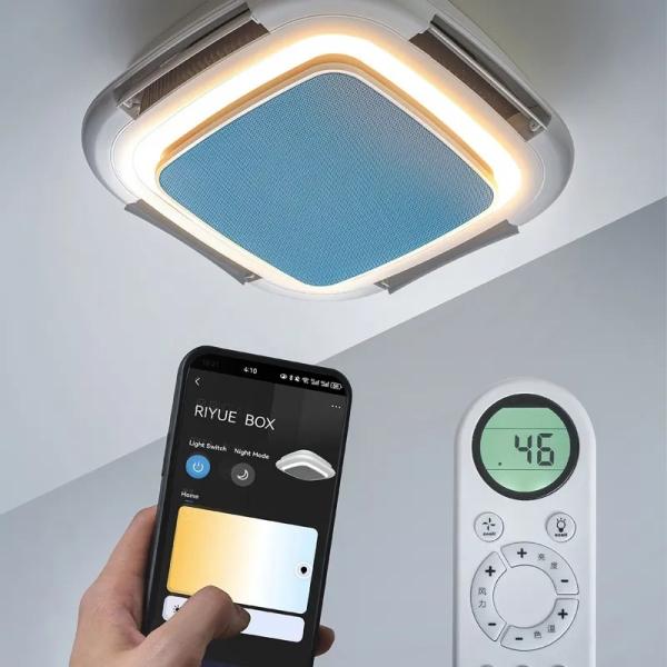 HFBHモデル7023 最新のスマート天井扇風機 寝室の扇風機 灯り 扇風機 無用 天井灯