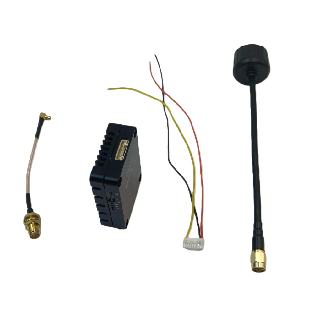 Wireless Analog Video Transmitter 3.7GHz 3W 16CH 3705MHz-4080MHz Interference Resilient