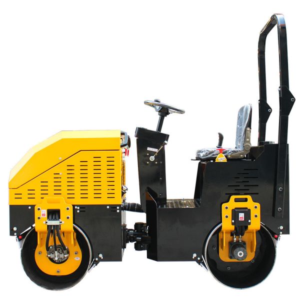 1 Ton Vibrating Tandem Compactor Ride On Road Roller Mini Asphalt Road Compactor Roller