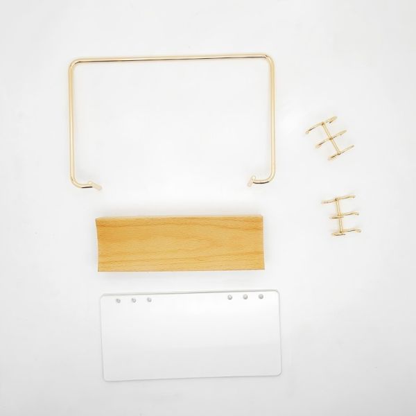 Creative Double Sided Blank Sublimation Calendar Frame Display And Holder With Printable 7 PET Sheets