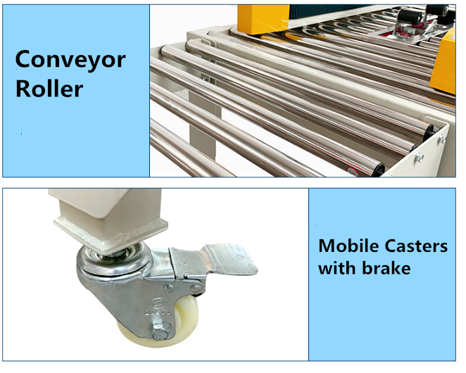 220V/50HZ Left And Right Drive Carton Sealing Machine Semi Automatic Carton Sealer