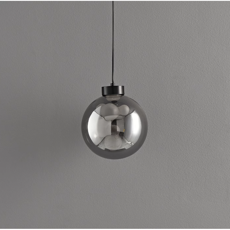 Italian minimalist bedroom bedside chandelier modern simple light luxury high-end glass bar restaurant entrance hanging line lamp