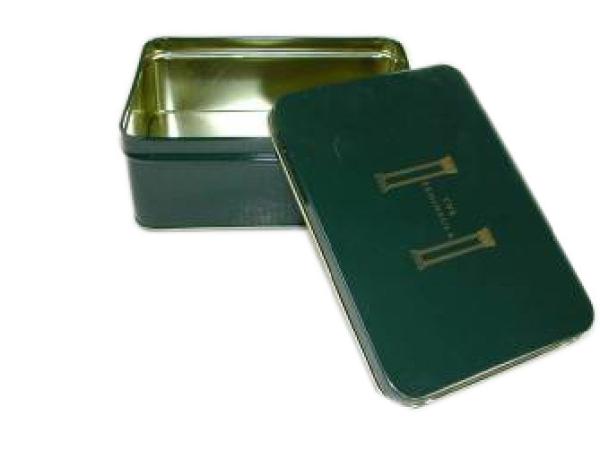 Recyclable Colorful Gift Tin Can Square Shape Non Toxic Food Grade Material