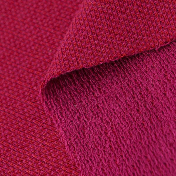 Skin Friendly Cotton French Terry Fabric 21S Knitted Pique Material For Hoodie