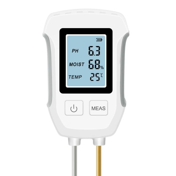 LCD Display Backlight 3 In 1 Garden Flowers Sensor Plants Acidity Humidity Detector PH Meter Soil Moisture Tester