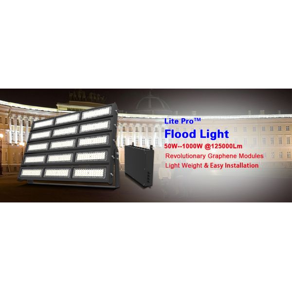 1000W Outdoor Sport Court Lighting 125000lm Sports Ground Floodlights For Soccer Field