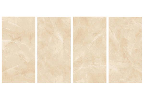 Porcelain Material Marble Effect Ceramic Tiles Yellow 24  X 48 Honed Finish