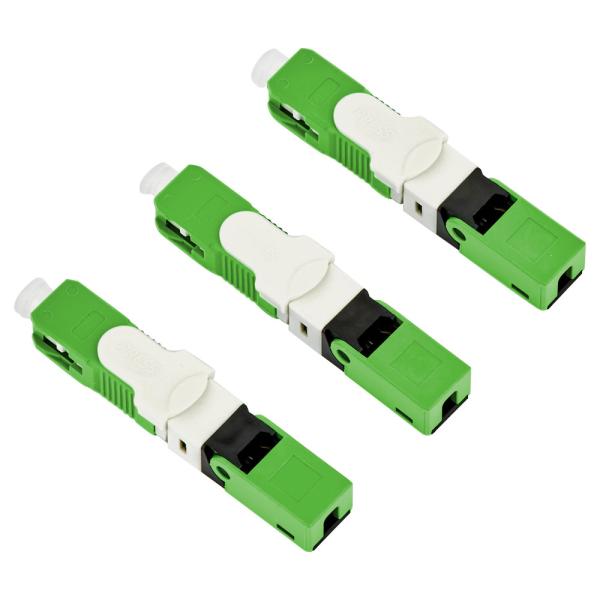 Fiber Fast assembly Connector, cable to fiber optic adapter single mode