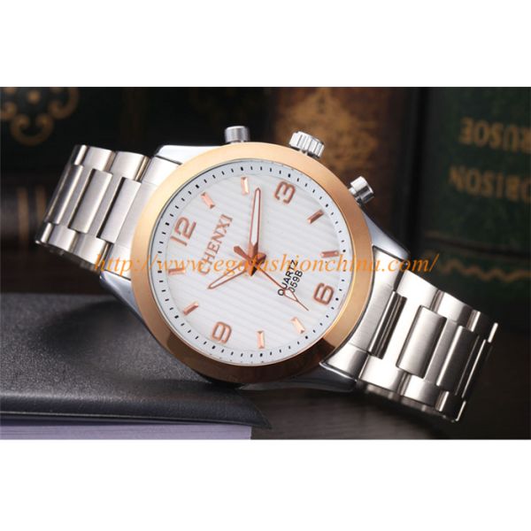059B Rose Gold Watch Stainless Steel Quartz Watches Wholesale Cheap Women Watch Rhinestone