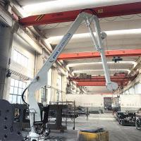 La plate-forme de bateau en acier de 0.99t 10m Crane Hydraulic Knuckle Ship Boom Ccs a approuvé