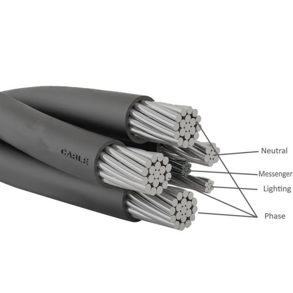изолированный кабель 95mm надземный
