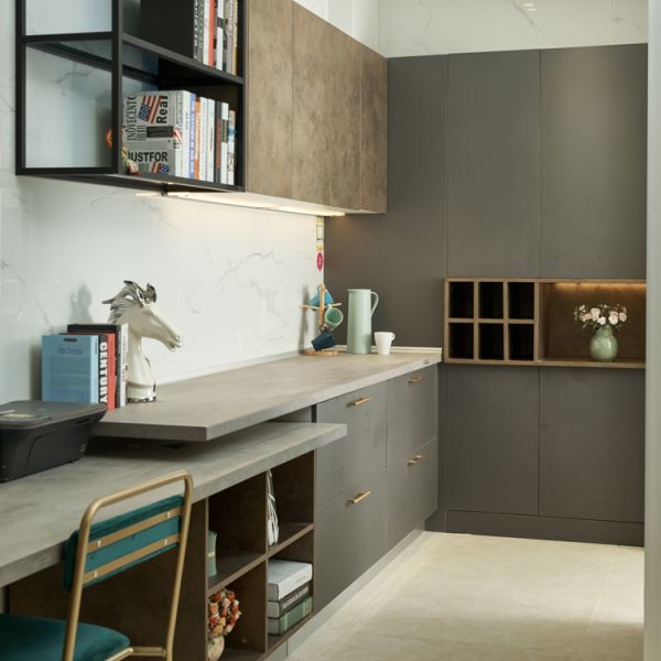 Kitchen Furniture Design Cabinet MDF Melamine Modular Kitchen Cabinets