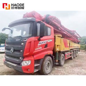 Maximice su productividad con el camión de bombeo de hormigón Sany de 65 metros 54000 kg de peso total