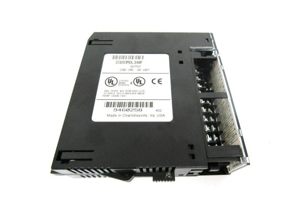 GE FANUC IC693MDL340, 120 volts, módulo de saída de uma C.A. de 0,5 ampères, série 90-30