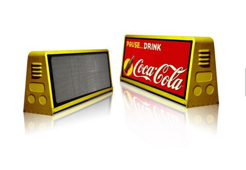 Водоустойчивый дисплей рекламы верхней части такси СИД крыши автомобиля П5 3Г/ВИФИ беспроводной