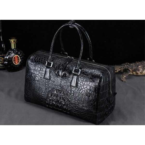 New crocodile-skin business travel carry-on handbag male high-end big volume business travel luggage briefcases