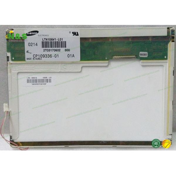 10.6 Inch Normally White Samsung LCD Panel LTN106W1-L01 with 230.4×138.24 mm