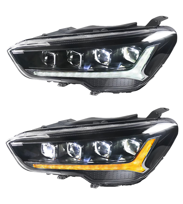 Hyundai IX35 Tucson 2018 2020 Accessories LED Head Lights Headlights Front Lmap Upgrade 4 Lens Demon LED Headlamps