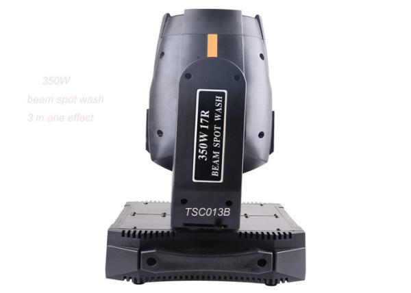 3 In One 17R Zoom 350W Beam Spot Wash Moving Head Light With Italy Lens