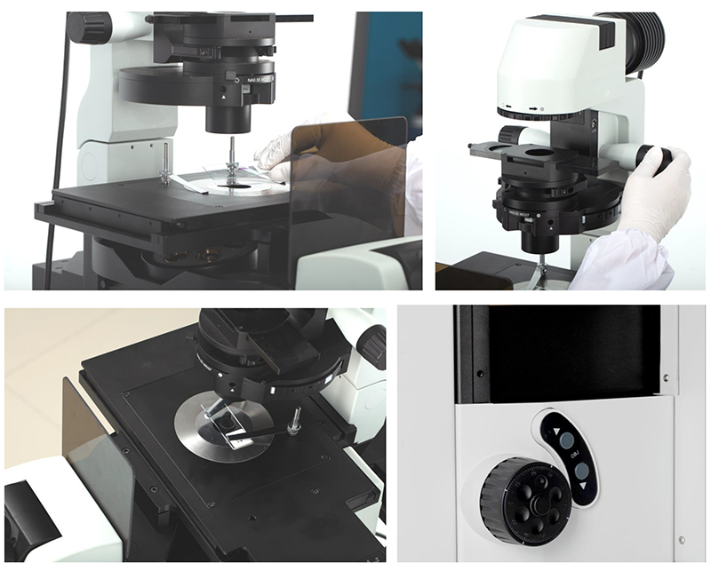 Opto Edu A14.0950 Research Level Inverted Biological Microscope Mortorized Condenser
