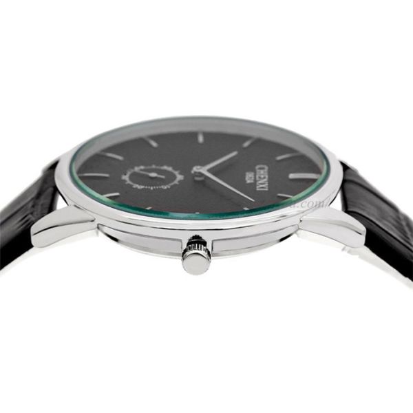 062A Your Logo Customized Watch OEM Watch Wholesale Genuine PU Leather Watch Unisex Watch