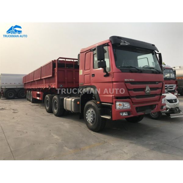 Three Axle 50000kg Side Wall Semi Trailer Q355 Material