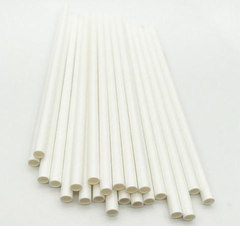 6mm Diameter Kraft Paper Sucker Straws for Lollipop Drinking Natural and Biodegradable