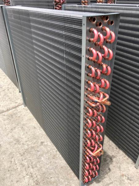 Ar condicionado hidrófilo, bobina de aquecimento e arrefecimento, ar condicionado, barbatana ondulada