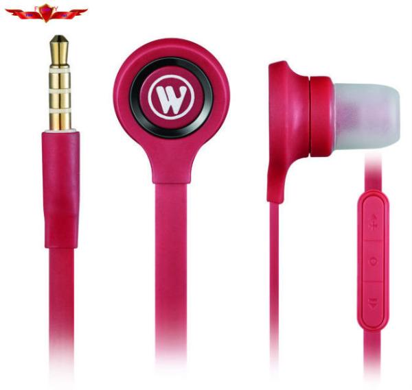 Hot Selling Super Bass 3.5MM Wired In Ear Earphone With MIC For Iphone 5S Multi Colors