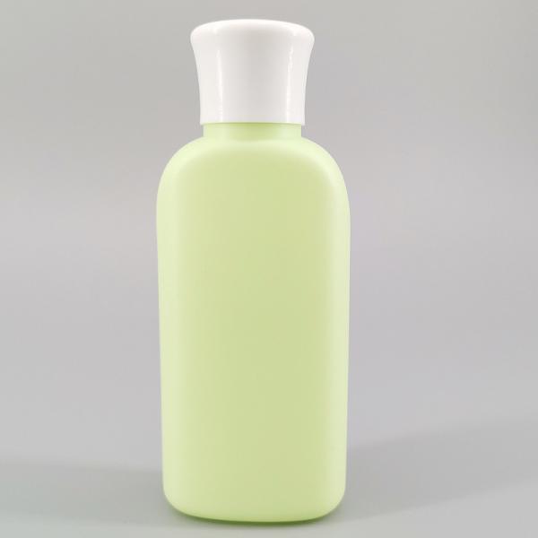 Luz lisa - garrafas plásticas recicladas 80ml verdes de 20mm