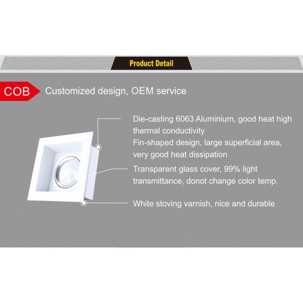 LED grille panel light manufacturer in China