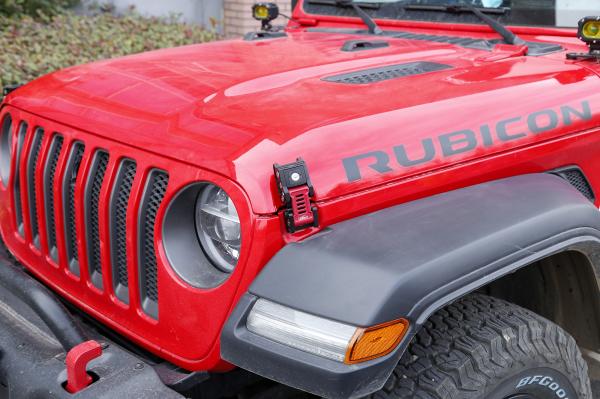 CNC Machined 4X4 Exterior Accessories Vehicle Power Coated Hood Latch for JEEP Wrangler