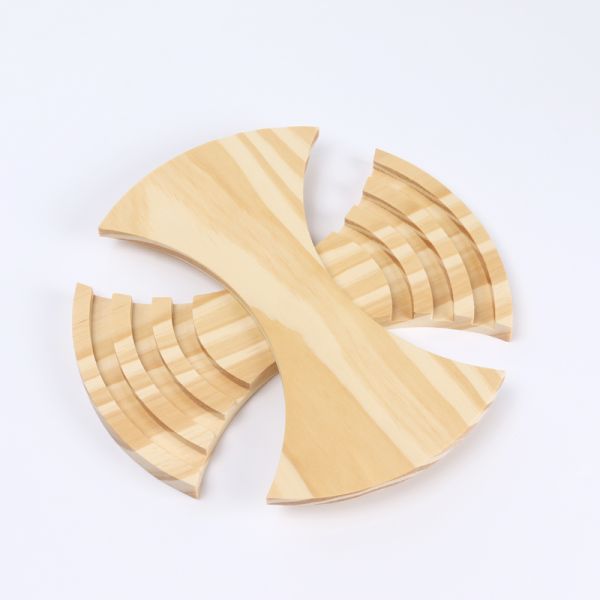 OEM Chic Wooden Calendar Ply Wood Wooden Block Perpetual Calendar