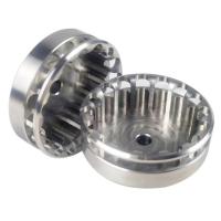Services d'usinage sur mesure en aluminium chrome pour pièces de machines CNC et tournesols métalliques