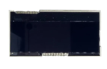 4.5V 7 Segment LCD Display with 6 O'clock Viewing Direction and Customizable Monochrome LCD Module