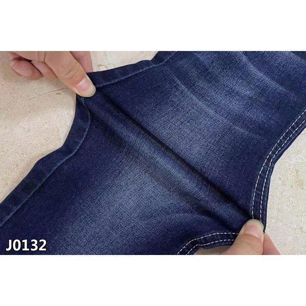 8.5 oz Light Weight Beautiful Slub TR 3/1 Right Twill Stretch Denim Fabric Wholesale