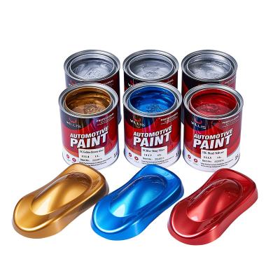 Two Components Auto Refinish Paint Acrylic Lacquer Spray Paint Metallic Car Paint