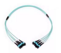 Le tronc optique à plusieurs modes de fonctionnement du mode unitaire MPO câble le noyau de 8 fibres