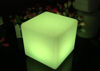 cor de 30Cm/de 40cm que muda o tamborete do cubo do diodo emissor de luz para o jardim exterior decorativo