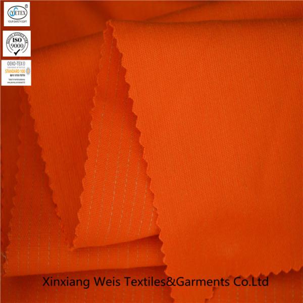Orange Modacrylic Cotton 250gsm Anti Static Cloth 