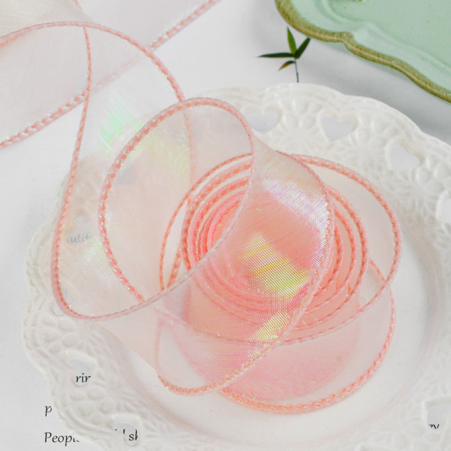 Красочный Fishtail цветок торта ленты марли упаковывая ленту DIY флористическую бумажную