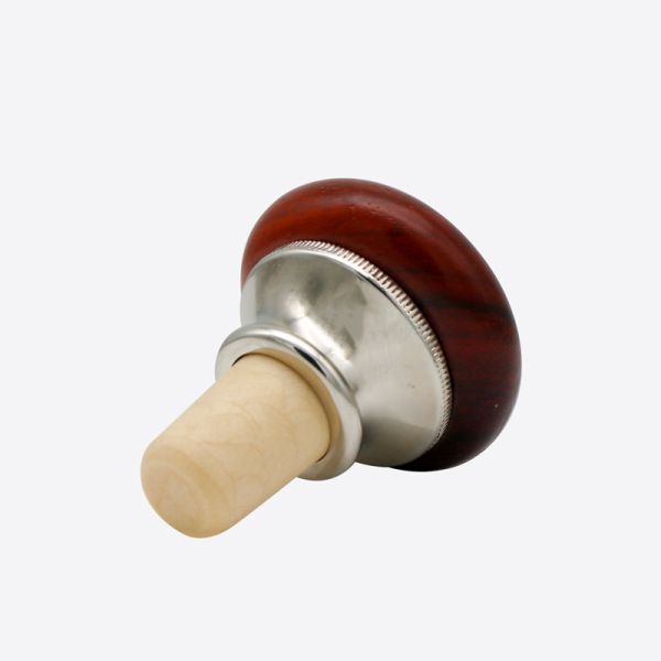 Des bouchons de vin en bois rouge réutilisables pour l'impression UV