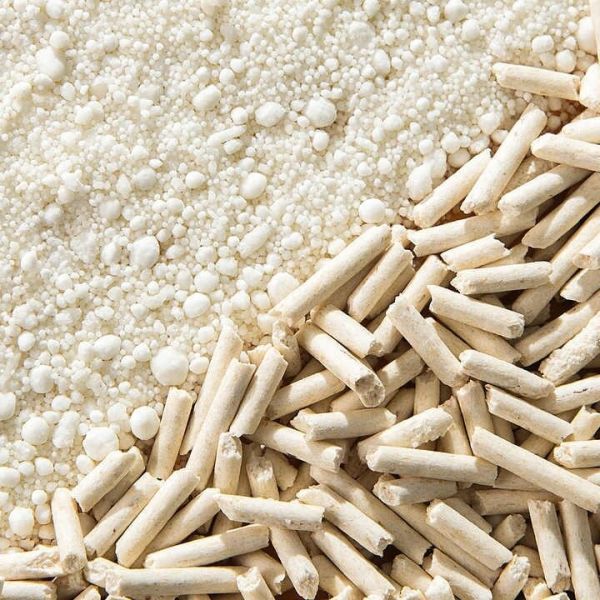 Tofu Cassava Mixed Cat Litter Sand Fast Clumping Dust Free Non Stick To The Box Bottom