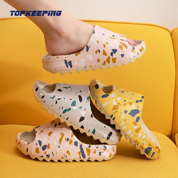 Summer Beach Fashion Flat Heel Yezzy Female EVA Sliders