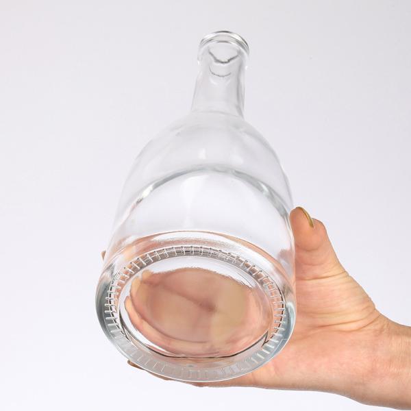 500ml 750ml Unique Shape Glass Wine Bottle for Liquor OEM/ODM Welcome within Liquor