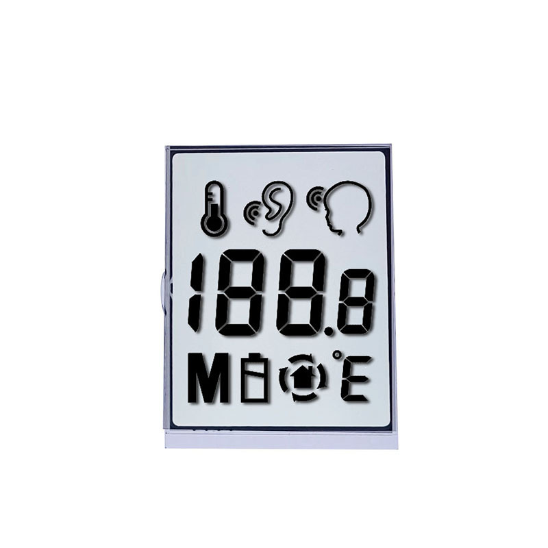 Custom Segment LCD Screen for Handheld Forehead Thermometer, Positive Display Custom Size,segment lcd display,segment lcd